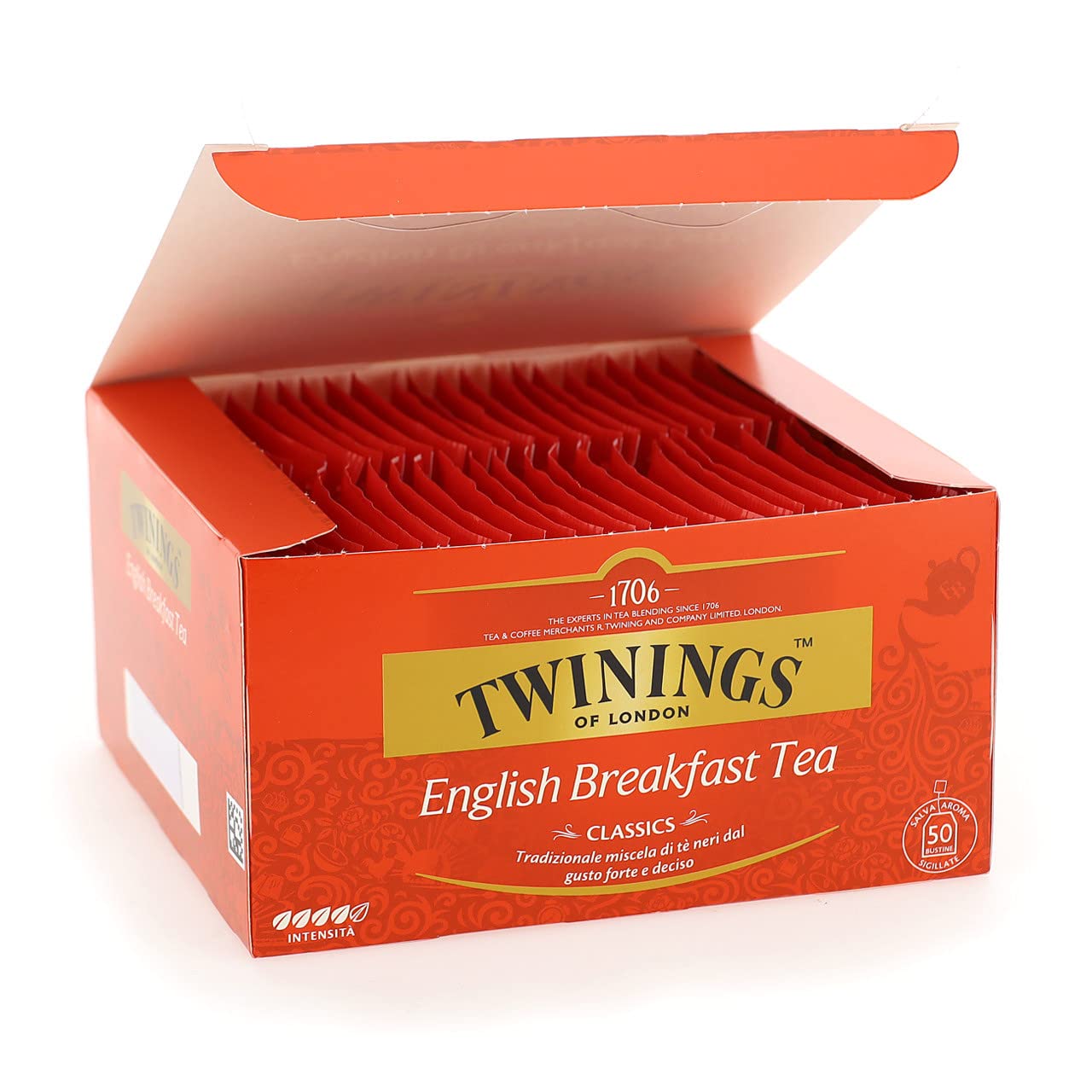 Twinings Of London English Breakfast Tea, 50 Count