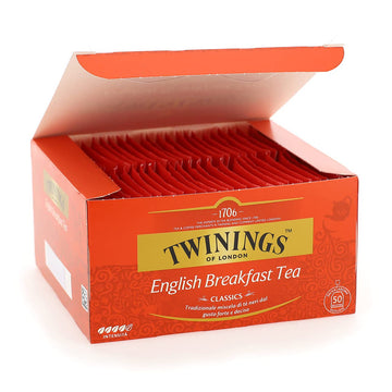 Twinings Of London English Breakfast Tea, 50 Count