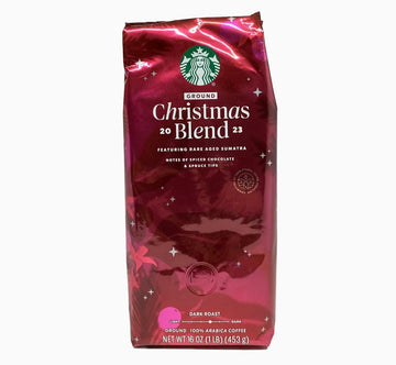2018 Starbucks Xmas Blend Ground Coffee - 1 Pound Bag
