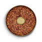 Collin Street Bakery Texas Blonde Pecan Cake in Collectible Gift Tin - 801 Regular Size 7    Cake with Chopped Pecans, Cherries,