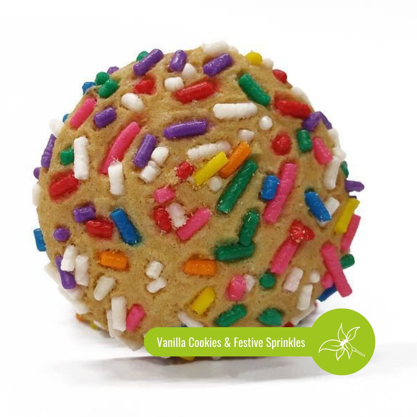 My Dad'S Cookies Gluten Free Rainbow Sprinkles Cookies - Vanilla Butter Shortbread Treat For Kids And Adults Dairy-Free, Kosher,