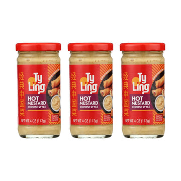 Ty Ling Mustard Chinese Hot 4 Ounce (Pack Of 3)