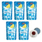 dalgaru Drink Pouch Sampler Set - 5 Pack (Grape, Strawberry, Blue Lemonade, Peach Iced Tea, Shine Muscat) + Dalgaru Yakgwa Mirror