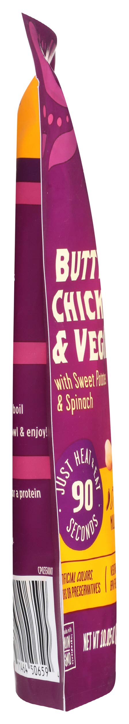 Patak'S Butter Chickpeas & Veggies, 10.05 Oz (Pack Of 1) Mild Curry With Chickpeas, Spinach, Carrots, Ready To Heat Vegetarian M