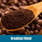 Door County Coffee Breakfast Blend Non-Flavored Coffee Ground | 10 oz Bag | Non-Flavored Ground Coffee Medium Roast | 100% Speci