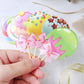 Yueton 20Pcs Cute Sweet Candy Lollipop Ice Cream Cupcake Toppers Cake Toppers Candyland Themed Cake Decorations For Baby Shower,