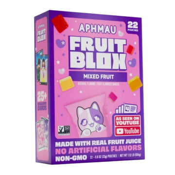 Fruit-Blox Ap.hm*au Mixed Fruit Snacks - 22-Count Pack