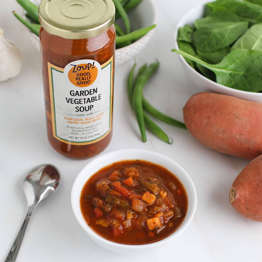 Garden Vegetable Soup By Zoup Good Really Gooda - No Artificial Ingredients No Preservatives Gluten Free Garden Vegetable Soup 1