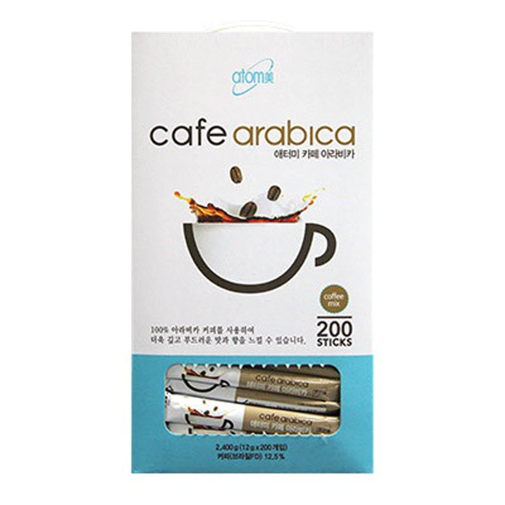 Atomy 200 Sticks Cafe Arabica Instant coffee mix Arabica Coffee & Natural Casein