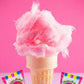 Fruidles Cotton Candy Blue and Pink Party Flavors Supplies Birthday Treats for Kids, Kosher, 1oz Bag (12-Pack)
