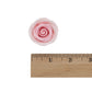 Global Sugar Art Premium Edible Roses, Pink, Unwired, Medium 1.5 Inches, 12 Count By Chef Alan Tetreault