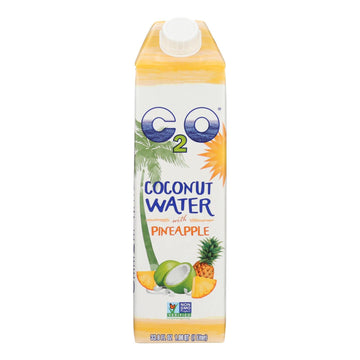 C2O - Pure Coconut Water - Pineapple - Case Of 12 - 338 Fl Oz(D0102H5Nri6)
