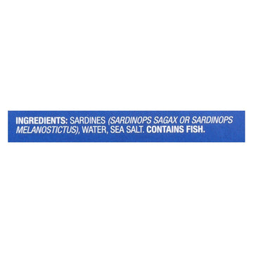 Wild Planet Wild Sardines In Spring Water - Case Of 12-4.375 Oz.12