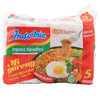 Indomie Mi Goreng Instant Stir Fry Noodles, Halal Certified, Original Flavor, 5 Count - Pack Of 6