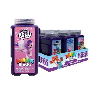 Drink Blocks Sugar-Free, Dye-Free, BPA-Free, Naturally Flavored Water - Bottles Click Together for Creative Building Fun! (Pack 
