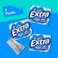 Extra Peppermint Sugar Free Chewing Gum, 15 Sticks (3 Pack)