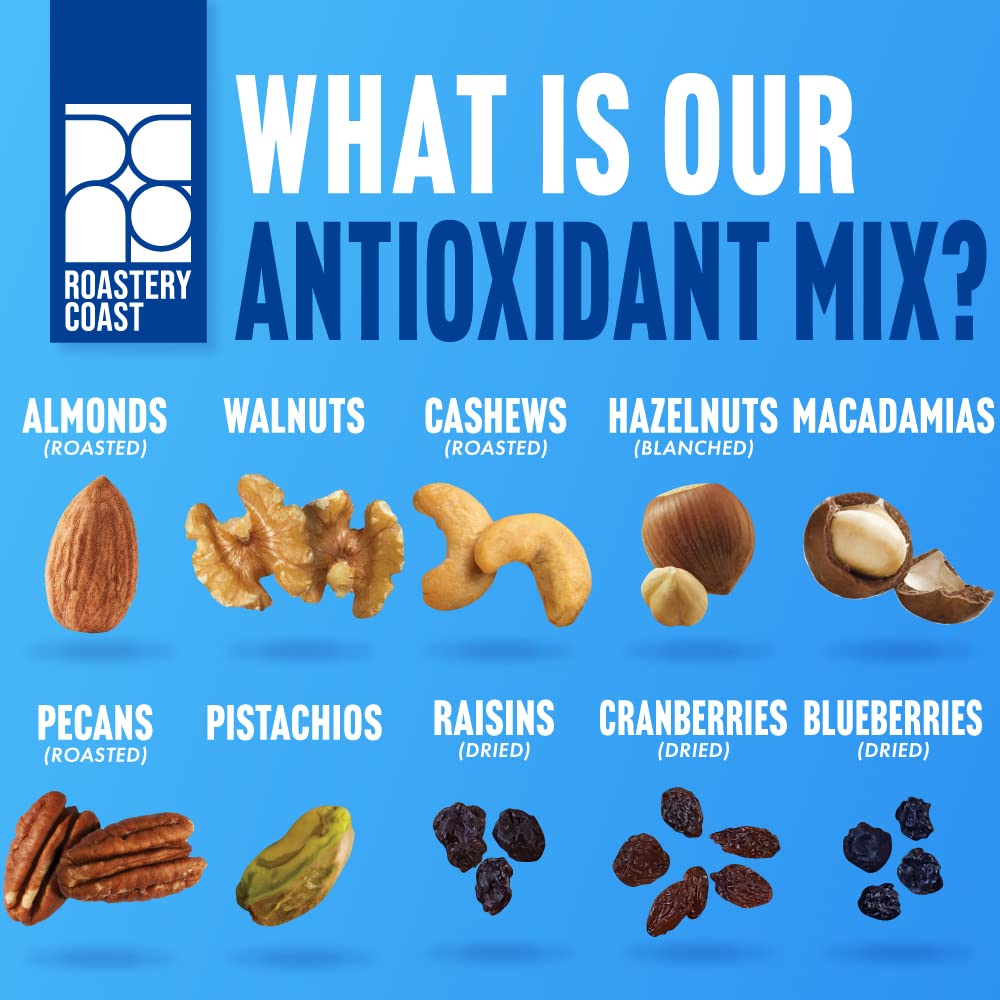 Roastery Coast - Daily Nuts Healthy Mix Bulk | Nuts Snack Mix | Deluxe Assorted Snack | Nut Snacks | Healthy Snacks For Adults |