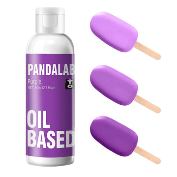 Purple Oil Based Food Coloring for Chocolate, Candy Melts, Donuts, Strawberries, Frosting, Cake, Professional Edible Dye for Bak