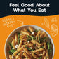 Veggiecraft Farms Penne Pasta - Low Carb Pasta, High Protein, Made with Sweet Potato, Lentil & Peas, Gluten Free, Plant Based Pa