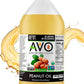 AVO Made for Great Cooking Organic Peanut Oil Half Gallon - Perfect for Cooking & Deep Frying - Ideal for Chefs, Moms, and Grill