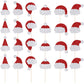 Qertesl 24Pcs Gingerbread Man Xmas Cupcake Toppers,Baby Shower Boy Girl Birthday Party Decorations,Winter Birthday Party Dessert