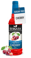 Syruvia Sugar-Free Cherry Syrup - 25.4 fl oz. Enjoy Sweet Cherry Flavor Without the Sugar. Kosher and Gluten-Free. Ideal for Enh