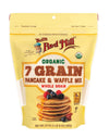 Bob's Red Mill Organic Whole Grain Pancake & Waffle Mix 24 oz (Pack of 4)