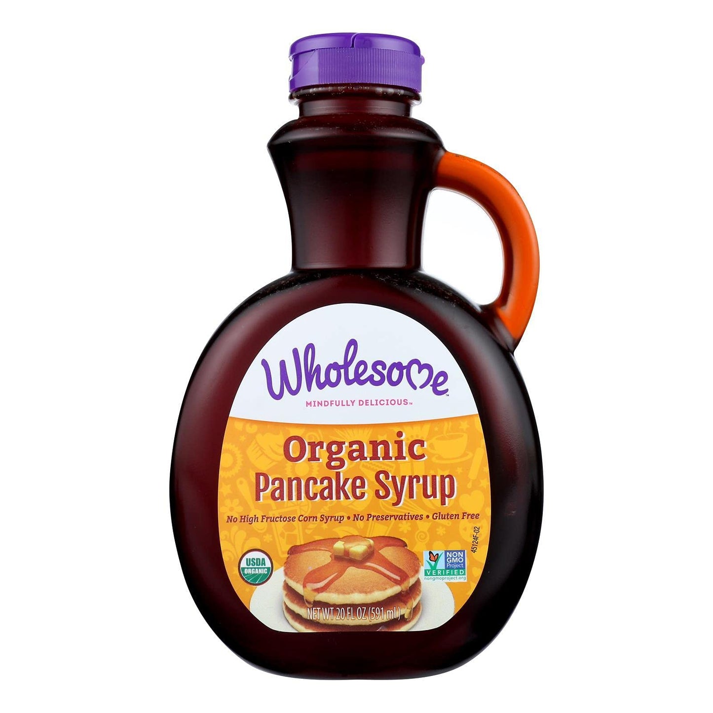 Wholesome Sweeteners Organic Pancake Syrup, 20 Fl Oz (Pack of 3)