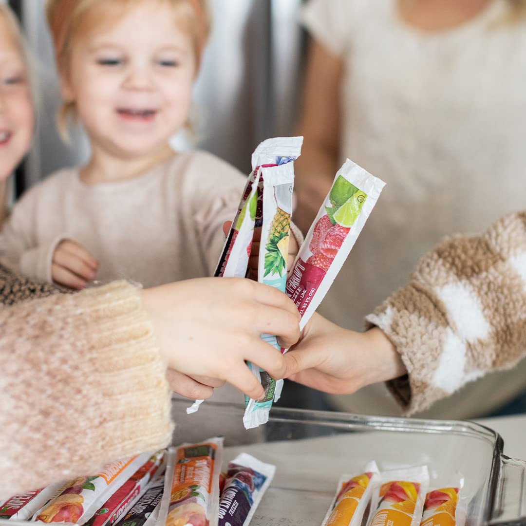 Deebees Organics Tropical Superfruit Freezie Pops, No Added Sugars, No Artificial Flavors Or Colors (Pack Of 50)