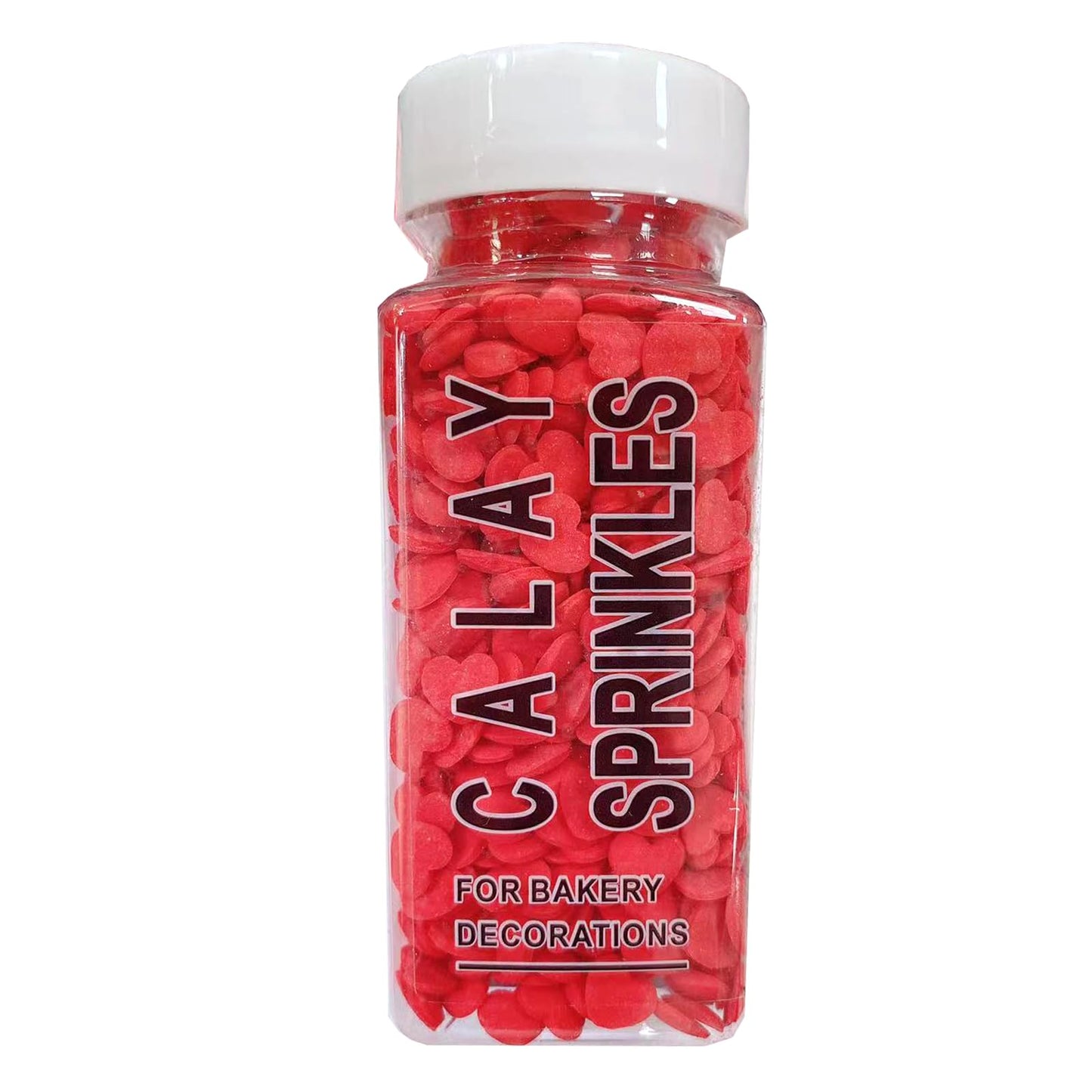 Sentovac Red Heart Confetti Sprinkles Edible Valentine Sprinkles For Cake Decorating Candy Cupcake Cake Topper Cookie Baking Dec
