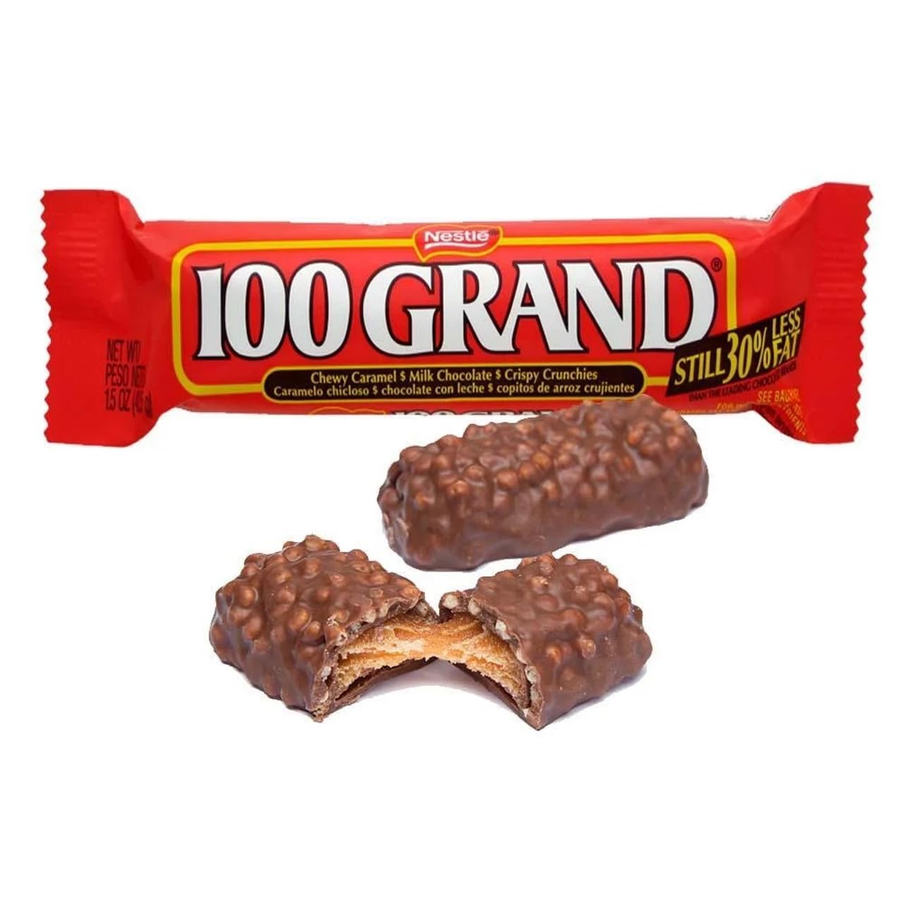 Classic Full Size Candy & Candy Bars - Gift Packs of 3 By Lyzas Sweets & Treats (100 Grand Bar)