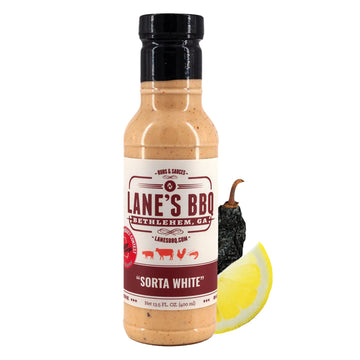 Lane'S Sorta White Bbq Sauce, Award Winning Chicken Dipping Sauce, Goes Well With Beef, Meat & Burger Sauce, Made In Usa Alabama