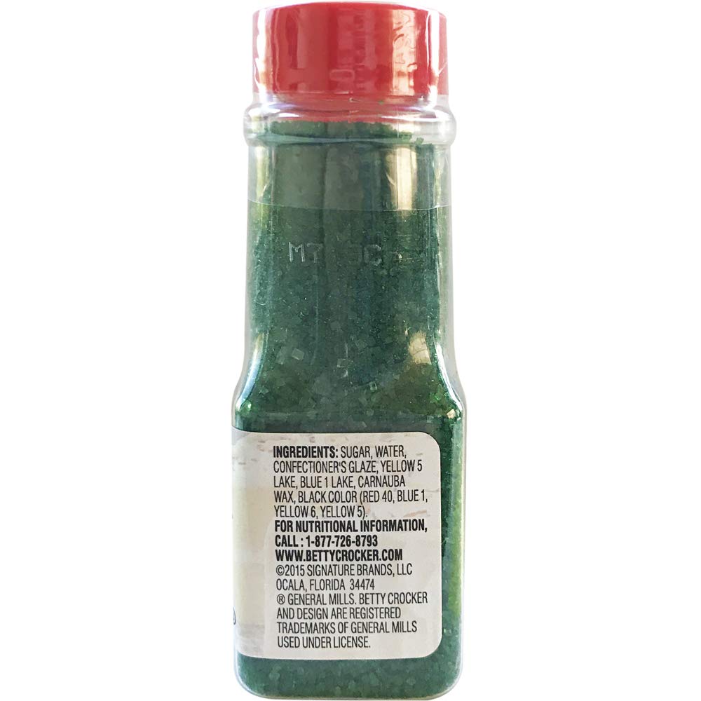 Betty Crocker Sugar Crystal Green 2.2 Ounce