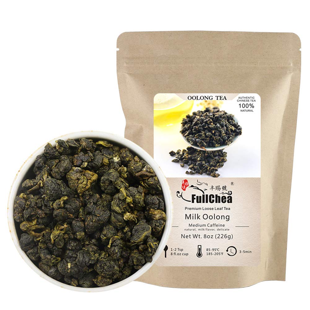 FullChea Milk Oolong Tea Loose Leaf - Naturally Milky Aroma - 8oz / 226g