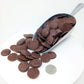 MERCKENS Coating Wafers  Dark Melting Chocolate  Cocoa Dark  2 Pound Package