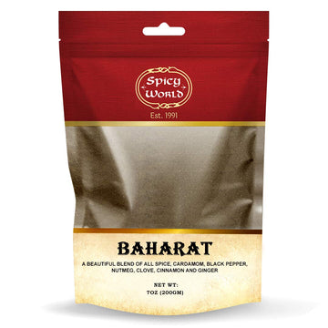 Spicy World Baharat Spice Blend 7 Oz - Middle Eastern Mixed Spices Seasoning - No Additives No Preservatives No Fillers (7 Ounce Bag)