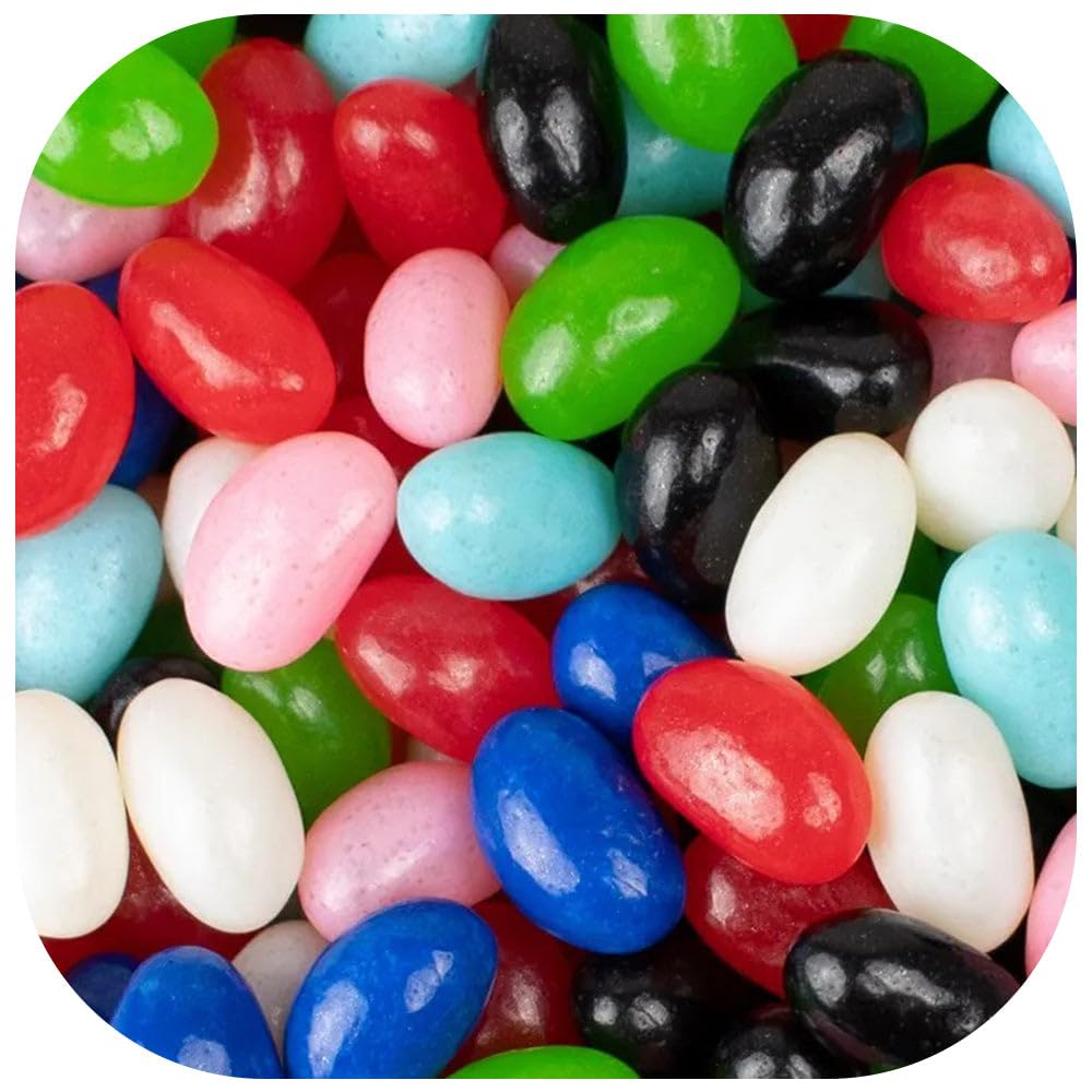 Rainbow Candy Bulk Jelly Beans - Mixed Fruit Flavored Candy Beans For Party Favors, Buffets, Dessert Tables, Goodie Bags and Mor