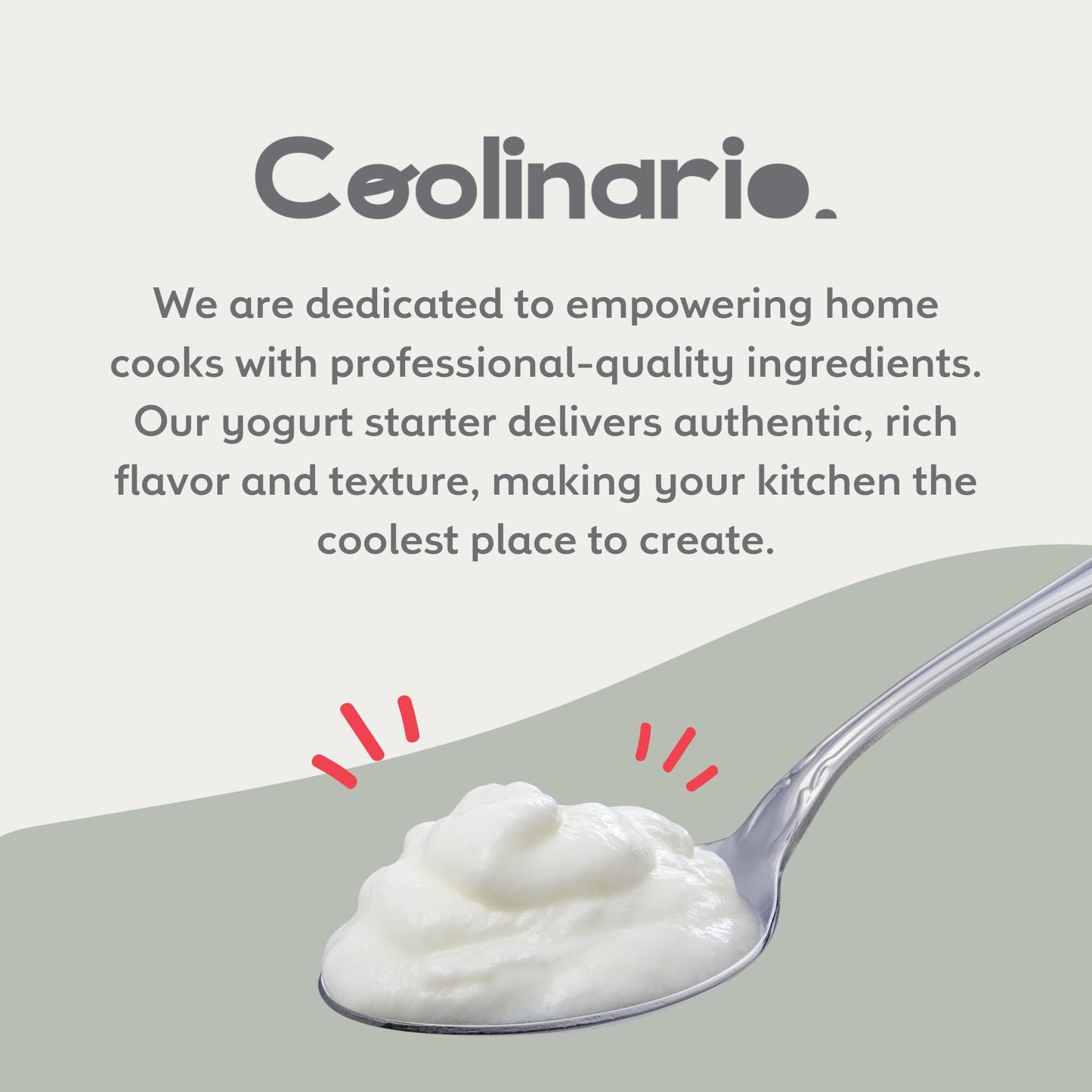 Coolinario Yogurt Starter Culture, 10-Pack 1.5g Sachets, Non-GMO, Gluten Free, Halal & Kosher for Creamy Homemade Yogurt