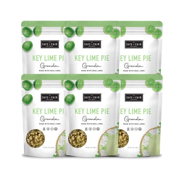 The Safe + Fair Key Lime Pie Granola – Gluten-Free, Vegan Snack – 12oz, 6 Pack