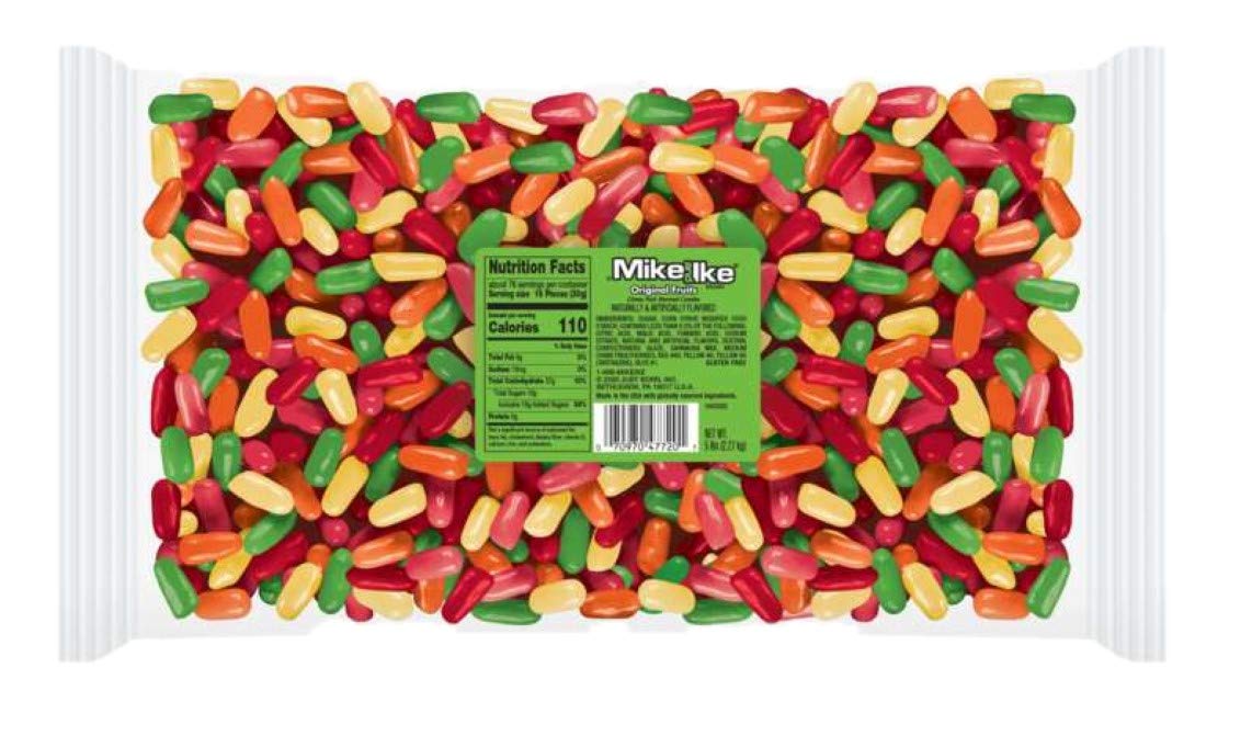 Mike & Ike Original Fruits Bulk Official 5 Lb.Bag