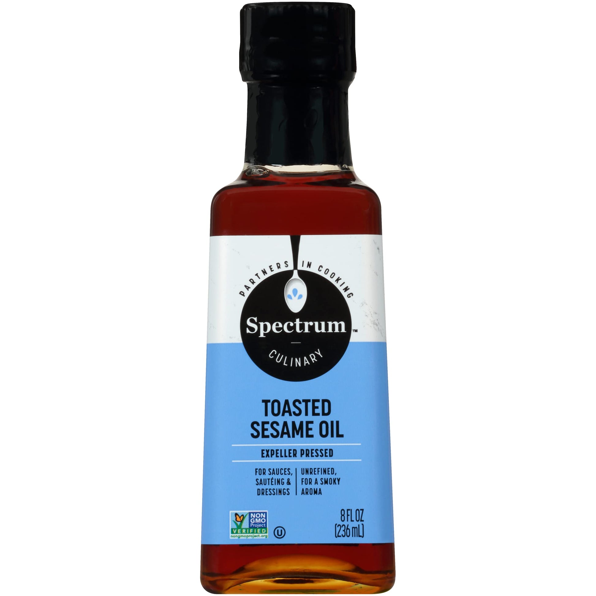 Spectrum Naturals Organic Toasted Sesame Oil, 8 Fz
