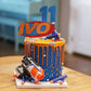 Sweets &   Boutique Edible Cake Sprinkles, 4 Ounce, Fancy Orange & Blue for Cake Decorating