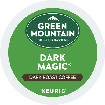 Green Mountain Coffee Roasters Dark Magic, Single-Serve Keurig K-Cup Pods, Dark Roast Coffee, 24 Count