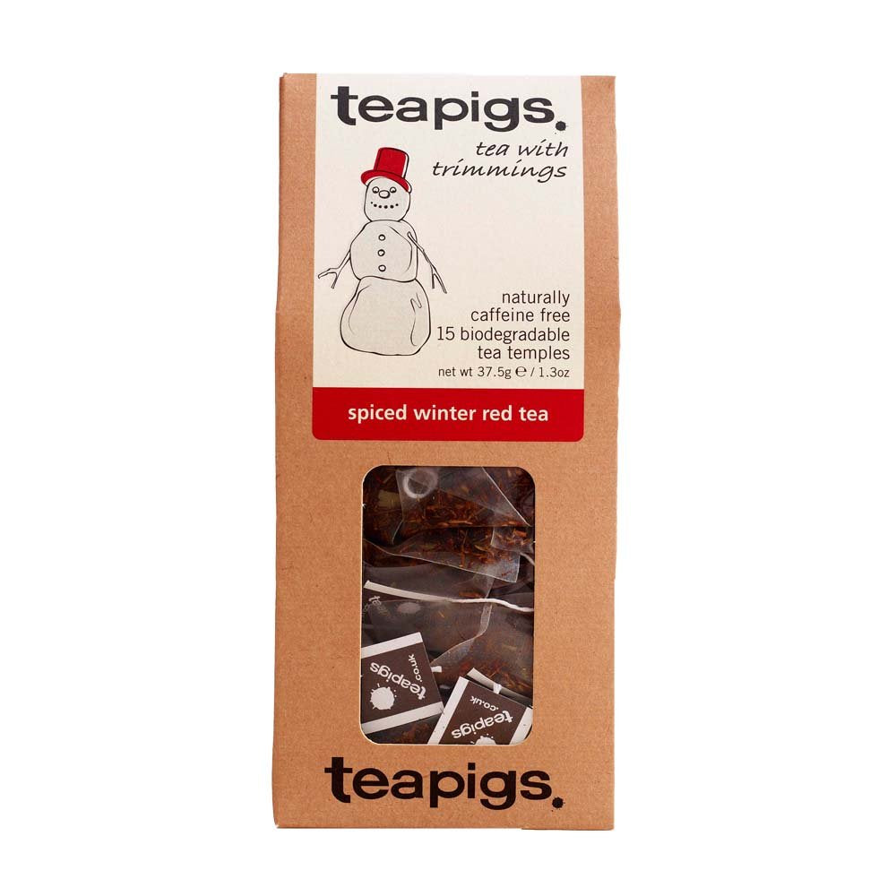 Teapigs Spiced Winter Red Tea  1.3 Oz  15 Count (Pack Of 6)