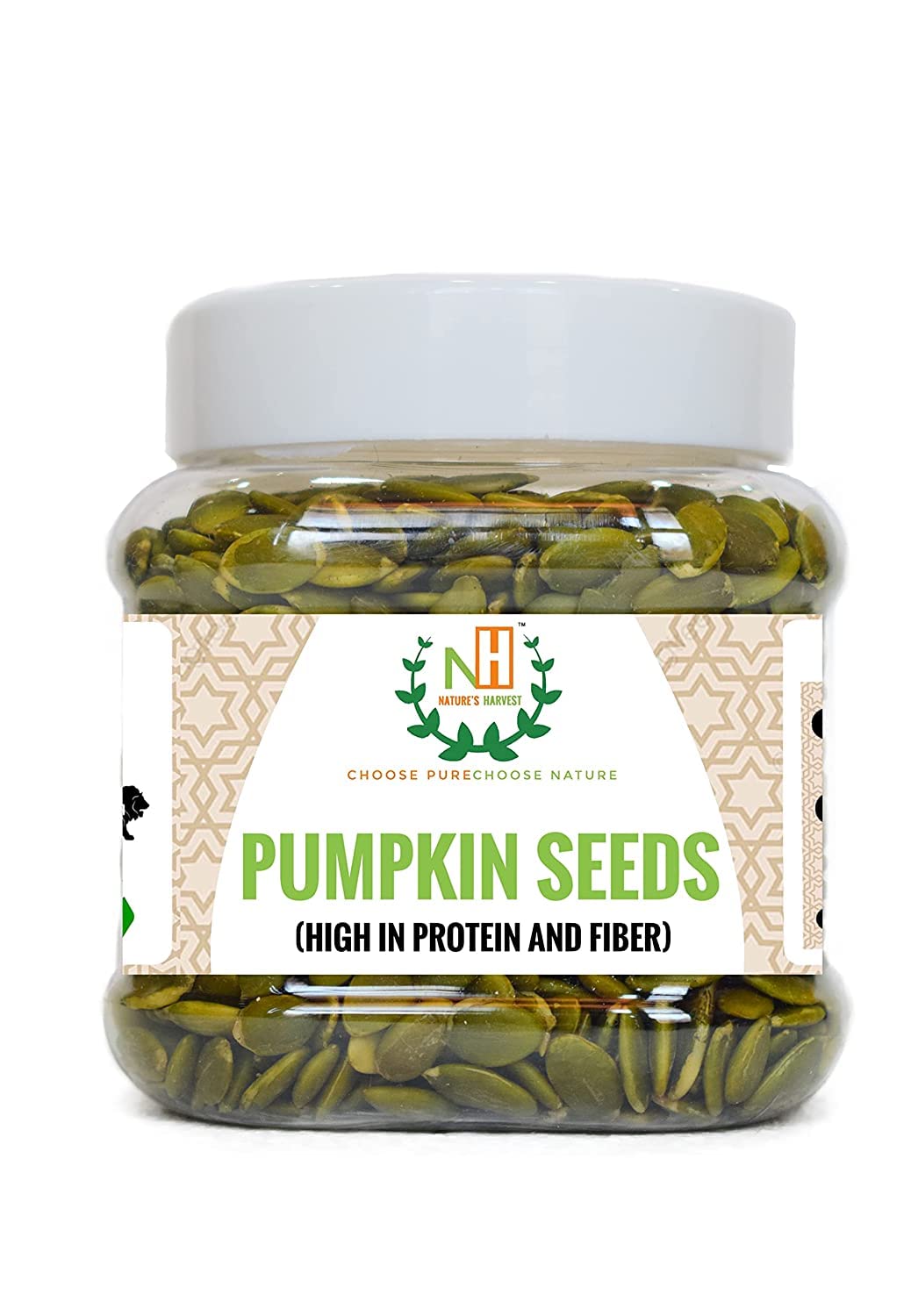 Natures Harvest Pumpkin Seeds for Weight Loss & Skin | Gluten Free, Vegan, Organic, High Protein (250g)_Packing May Vary