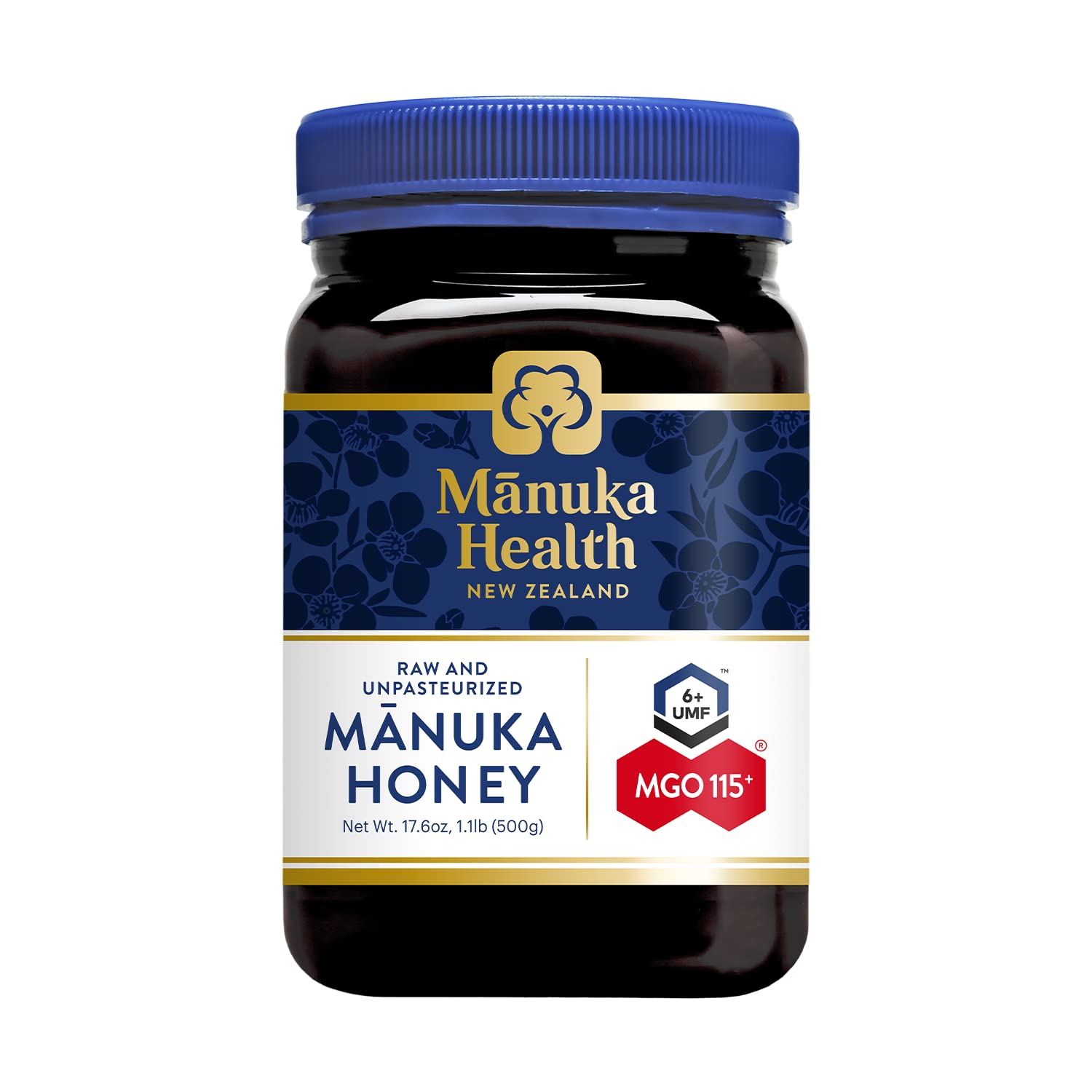 Manuka Health Umf 6Mgo 115 Manuka Honey (500G176Oz), Superfood, Authentic Raw Honey From New Zealand