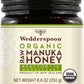 Wedderspoon Raw Organic Manuka Honey Kfactor 16+ Unpasteurized, Genuine New Zealand Honey, Multi-Functional, Non-Gmo Superfood,