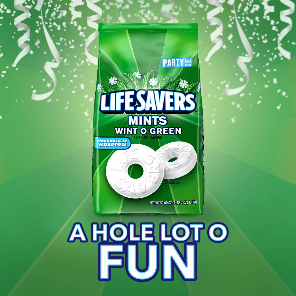 Life Savers Hard Candy, Wint-O-Green, 50 Oz