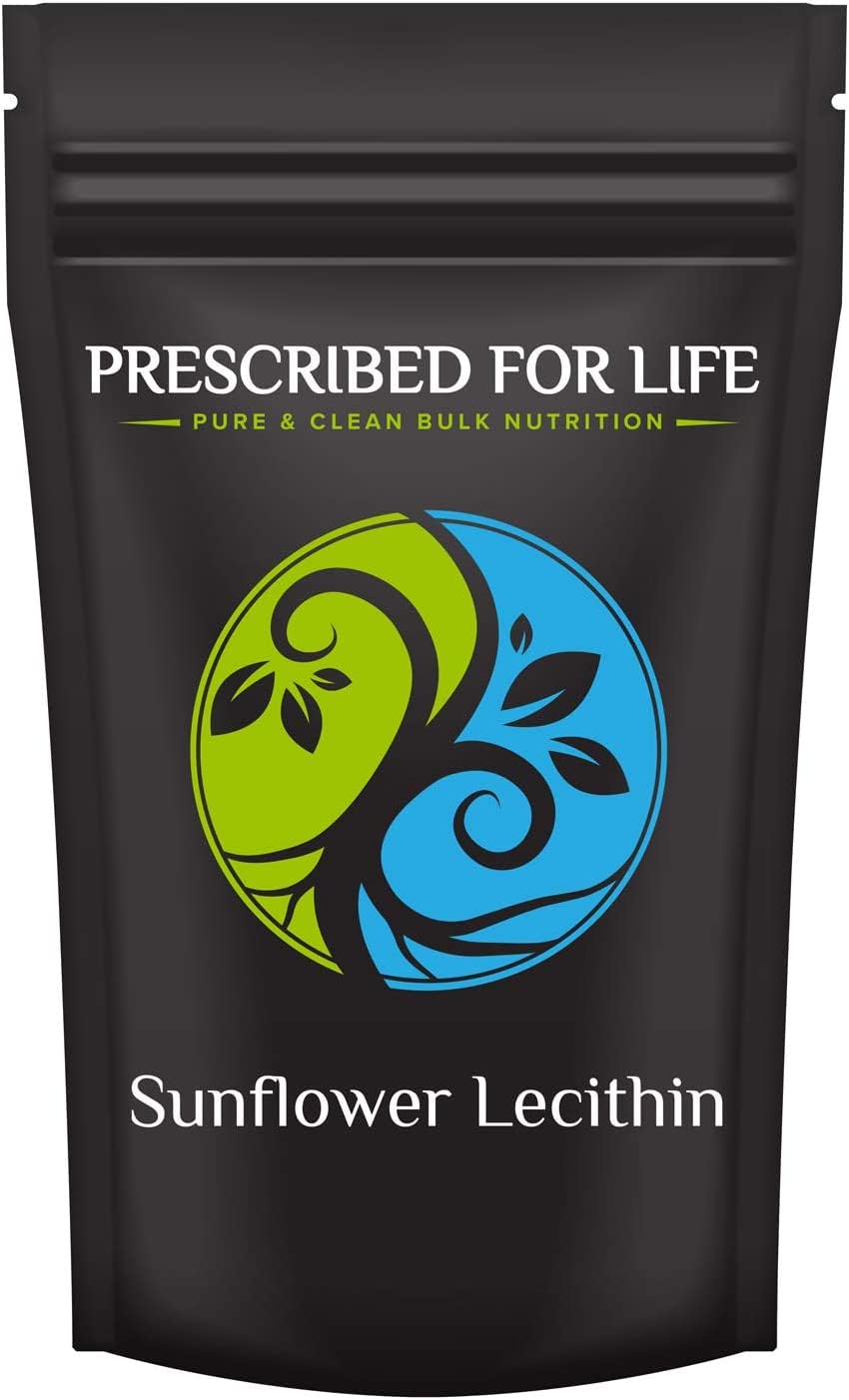 Prescribed For Life Sunflower Lecithin Powder, Vegan, Non-GMO, Gluten-Free, 4oz