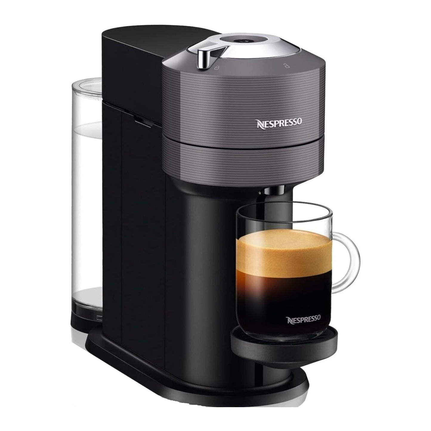 Nespresso Vertuo Next Coffee and Espresso Maker, Aluminum, Dark Gray, Model ENV120GY, Machine Only